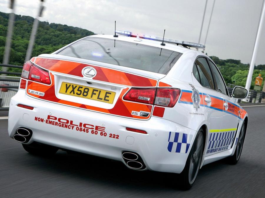  Lexus IS-F Police Car 2008 года  (UK) (фото 7 из 13)